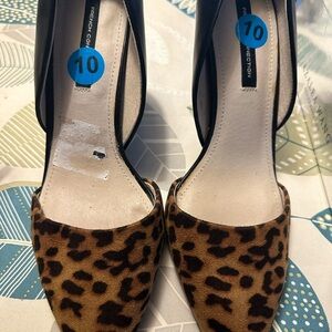 French Connection Leopard Print Heels